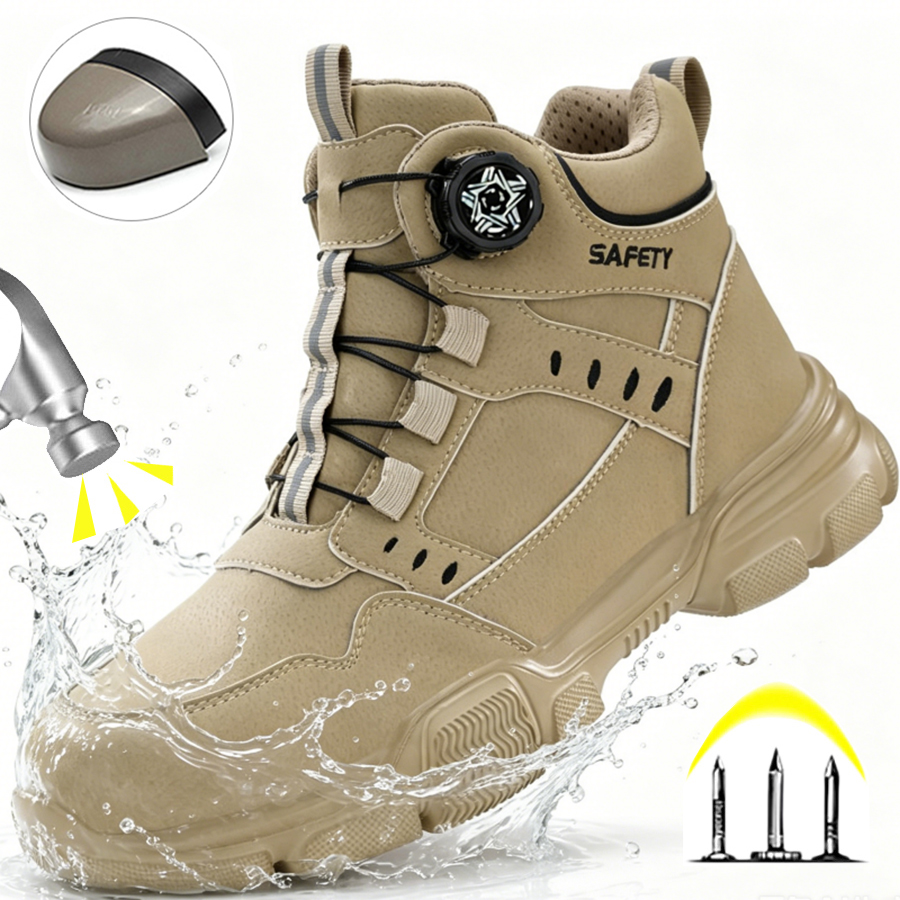 Halloween Men's Steel Toe Work - Men'S Shoes Increase Height ulasan dan harga