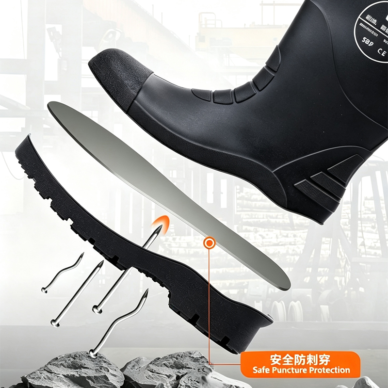 Waterproof Men Mining Boots Wo - Men'S Shoes Water Resistant ulasan dan harga