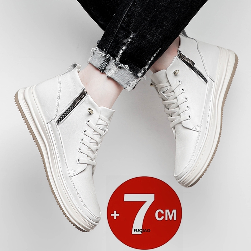 High-top Men Inner Heightening - Men'S Shoes Increase Height ulasan dan harga
