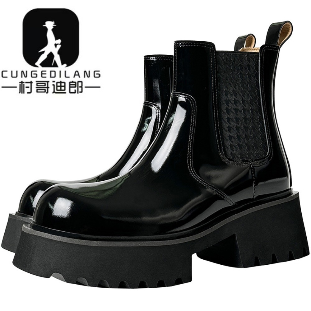 Winter Men Chelsea Boots Invis - Men'S Shoes Increase Height ulasan dan harga