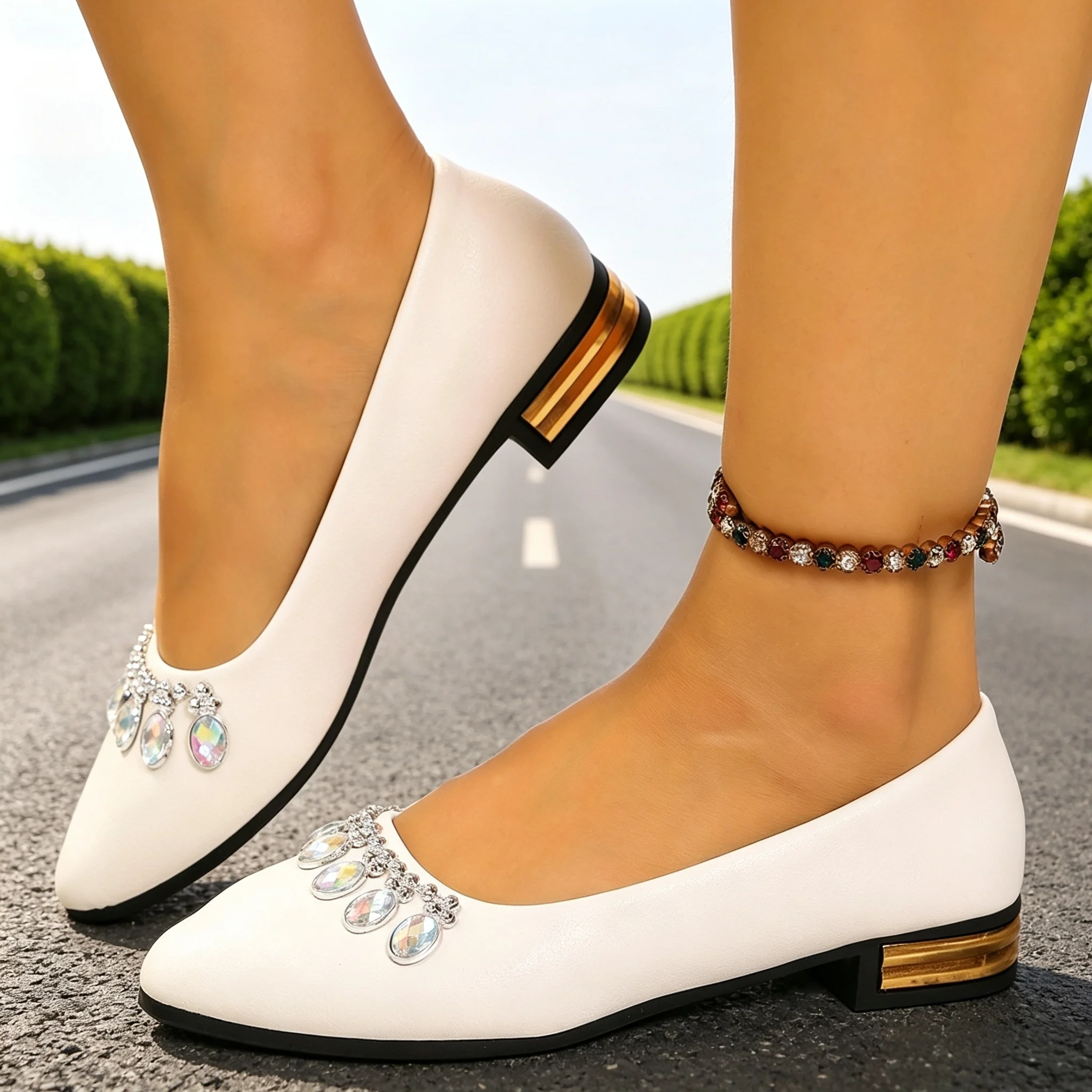 Women Flats Pointed Toe Ballet - Men'S Shoes Hoka Sale ulasan dan harga
