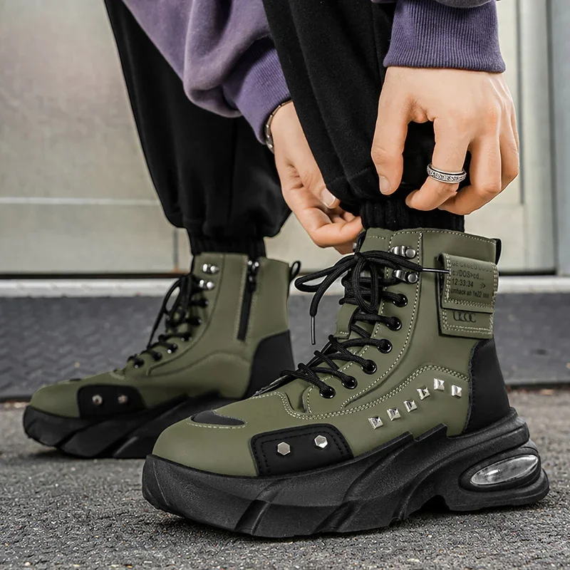 Height Increasing High Top Boo - Men'S Shoes Increase Height ulasan dan harga