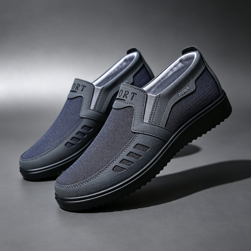Men Slip‑On Canvas Loafers Bre - Men'S Shoes Hoka Sale ulasan dan harga